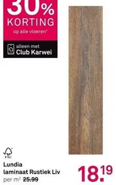 Aanbieding: Laminaat Rustiek Liv