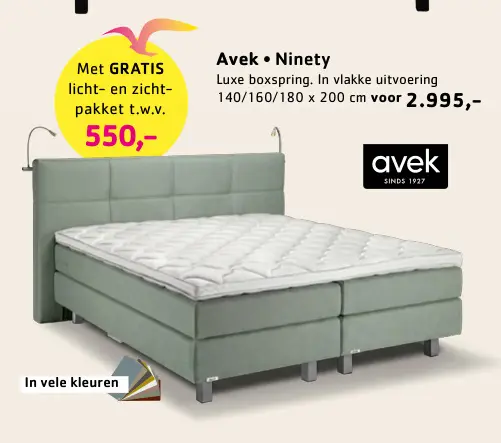 Promotie: Ninety Luxe boxspring