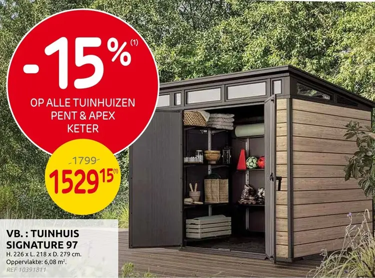 Promotie: Tuinhuis Signature 97