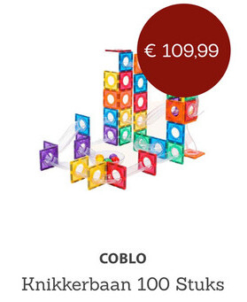 Aanbieding: Coblo Knikkerbaan 100 Stuks