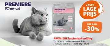 Aanbieding: PREMIERE kattenbakvulling
