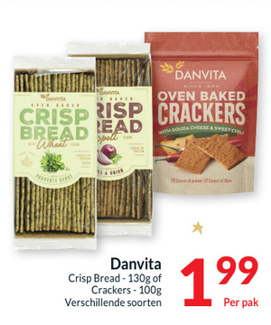 Aanbieding: Danvita Crisp Bread of Crackers