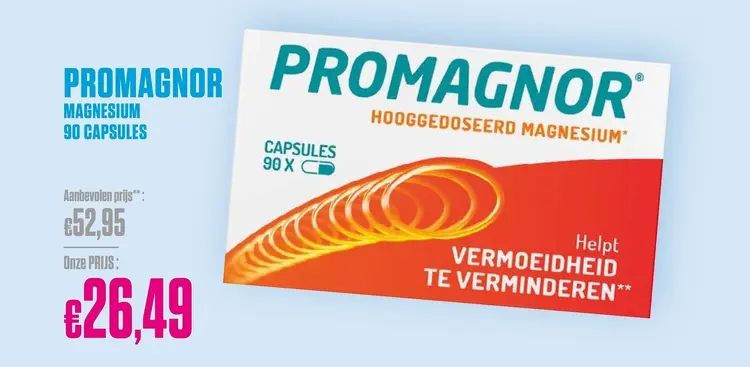 Promotie: Promagnor magnesium