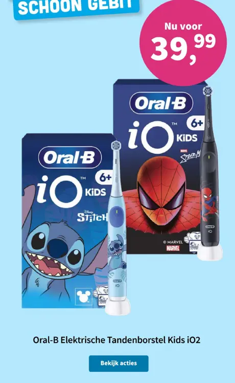 Promotie: Oral-B Elektrische Tandenborstel Kids iO2