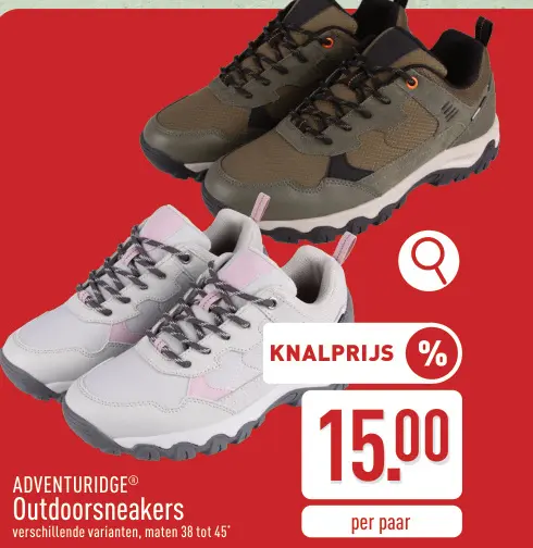 Promotie: Outdoorsneakers