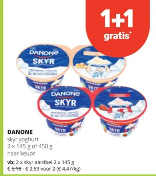 Aanbieding: Danone skyr yoghurt