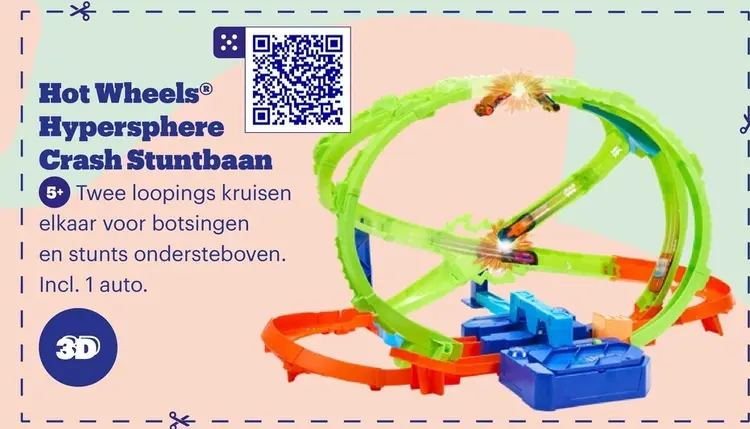 Aanbieding: Hot Wheels® Hypersphere Crash Stuntbaan