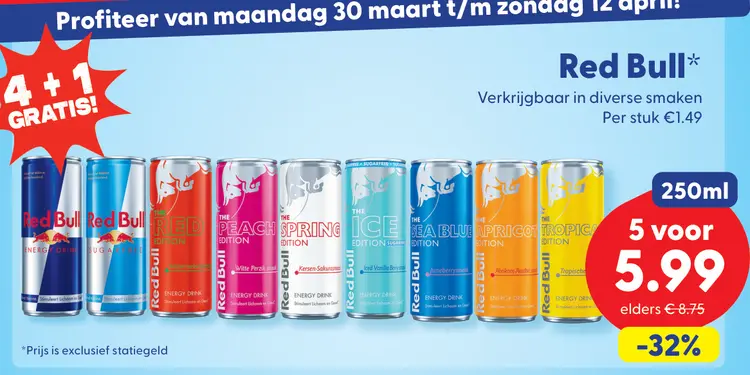 Aanbieding: Red Bull