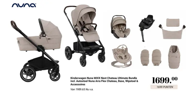 Aanbieding: Kinderwagen MIXX Next Chateau Ultimate Bundle