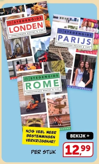 Aanbieding: Stedengids londen, parijs, rome
