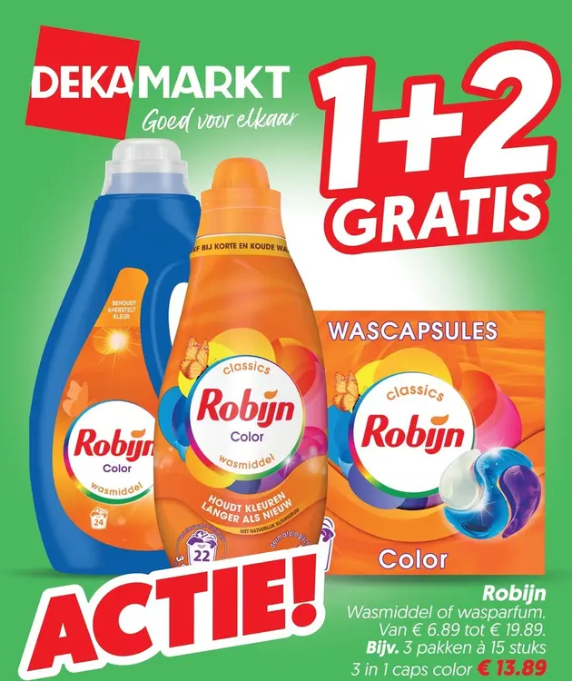 Aanbieding: Wasmiddel of wasparfum