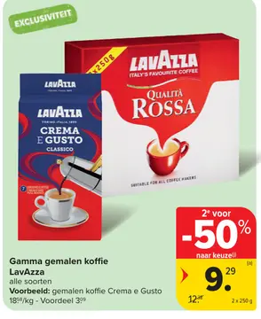 Aanbieding: Gamma gemalen koffie