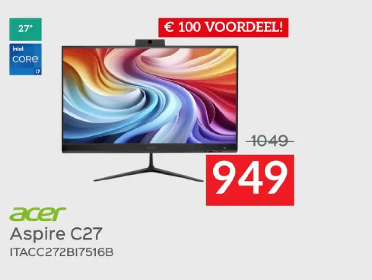 Promotie: Aspire C27