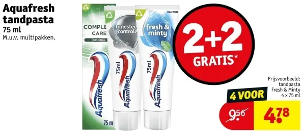 Aanbieding: Tandpasta