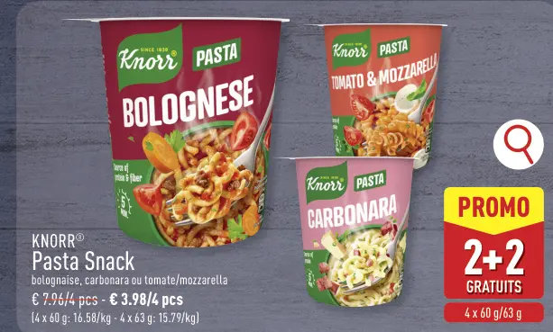 Offre: Pasta Snack