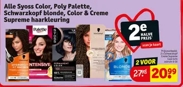 Aanbieding: Syoss Color, Poly Palette, Schwarzkopf blonde