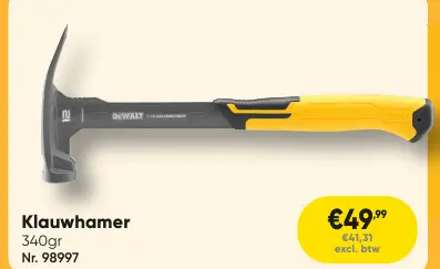 Promotie: Klauwhamer