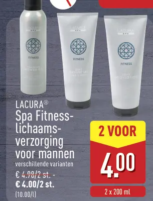 Promotie: Spa Fitness-lichaams-verzorging voor mannen