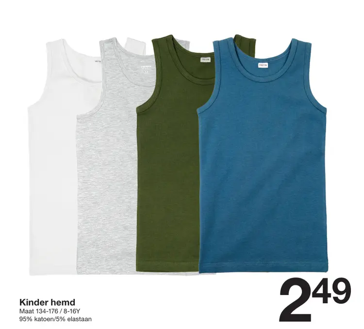 Aanbieding: Kinder hemd