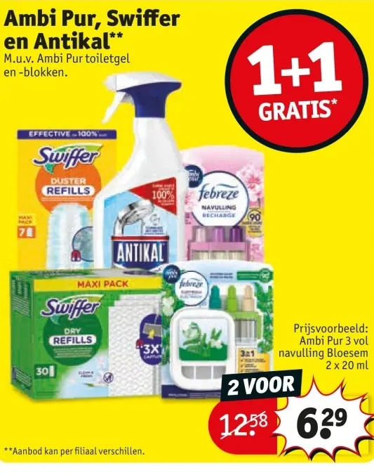Aanbieding: Ambi Pur, Swiffer en Antikal