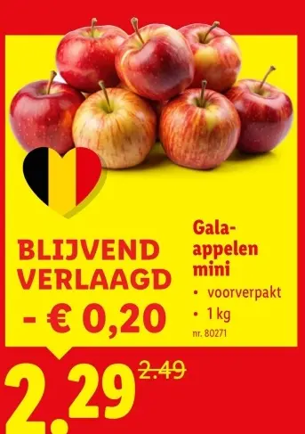 Aanbieding: Gala-appelen mini
