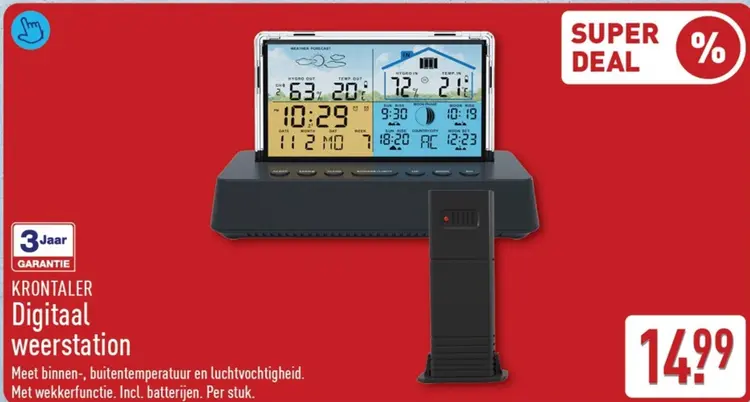 Aanbieding: Digitaal weerstation