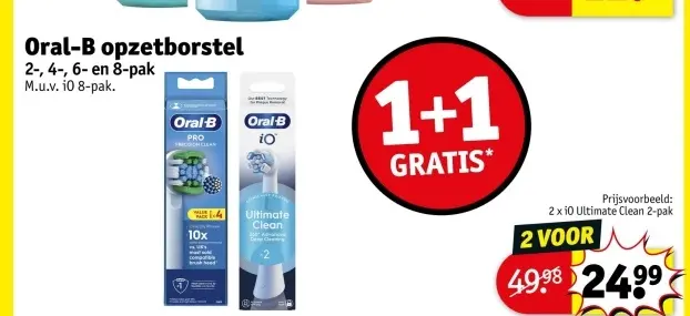 Promotie: Oral-B opzetborstel