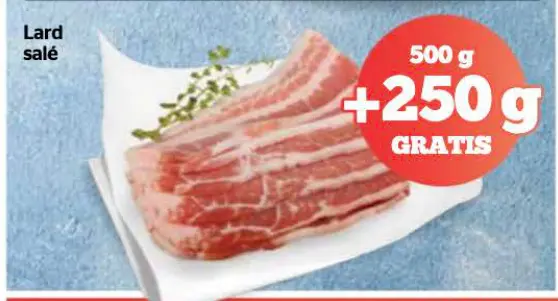 Offre: Lard Salé