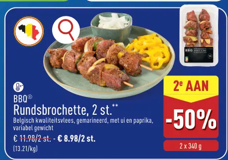 Promotie: Rundsbrochette, 2 st.