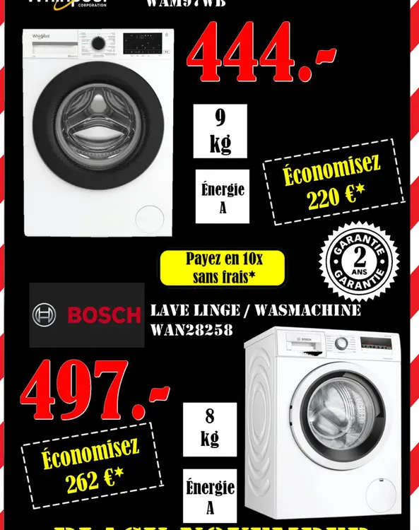 Aanbieding: Lave linge / wasmachine wan28258
