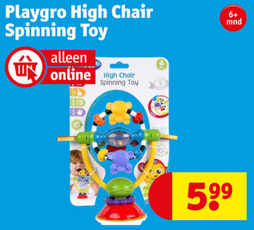 Aanbieding: Playgro High Chair Spinning Toy