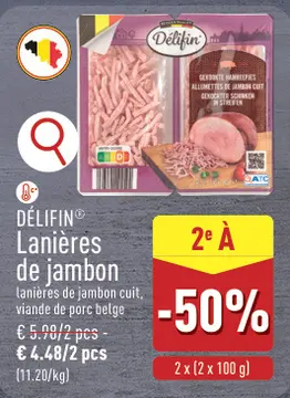Offre: Lanières de jambon