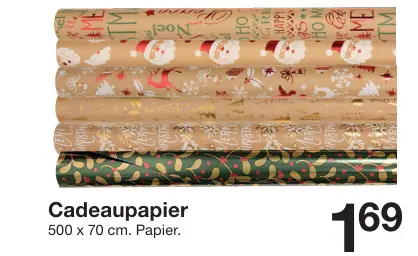 Promotie: Cadeaupapier