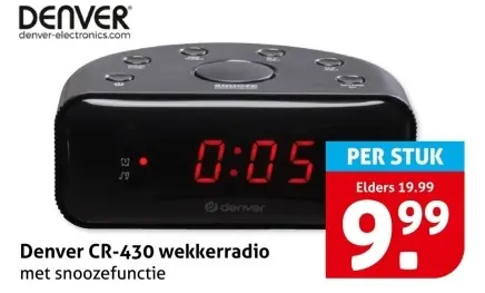 Aanbieding: CR-430 wekkerradio