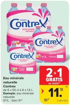 Offre: Eau minérale naturelle