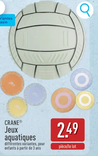 Offre: Jeux aquatiques