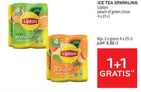 Promotie: Ice tea sparkling