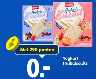 Aanbieding: Yoghurt fruibuiscuits