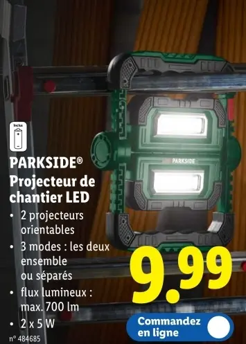Offre: Projecteur de chantier LED