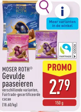 Promotie: Gevulde paaseieren