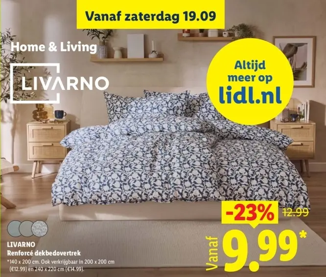 Aanbieding: Renforcé dekbedovertrek