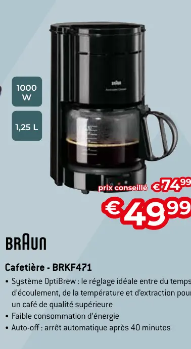 Offre: Cafetière - BRKF471