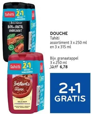 Promotie: Douche assortiment