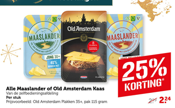 Aanbieding: Maaslander of Old Amsterdam Kaas