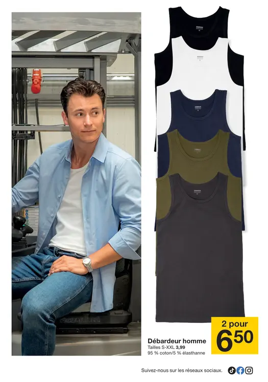Offre: Débardeur homme