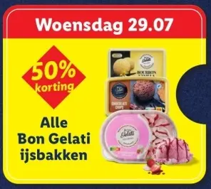 Aanbieding: Alle Bon Gelati ijsbakken