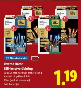 Aanbieding: LED-kerstverlichting