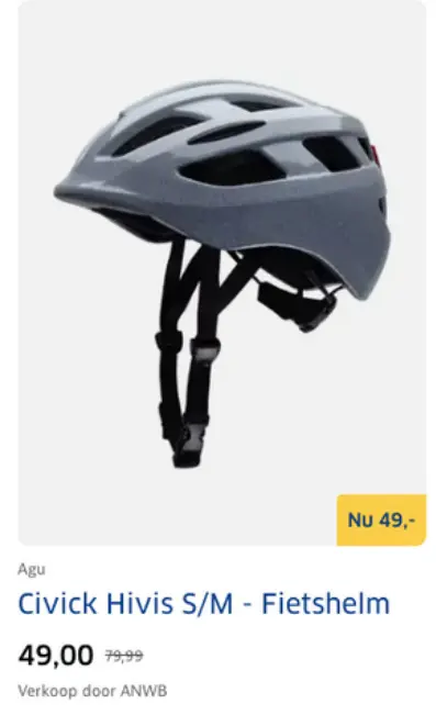 Aanbieding: Civick Hivis S/M - Fietshelm