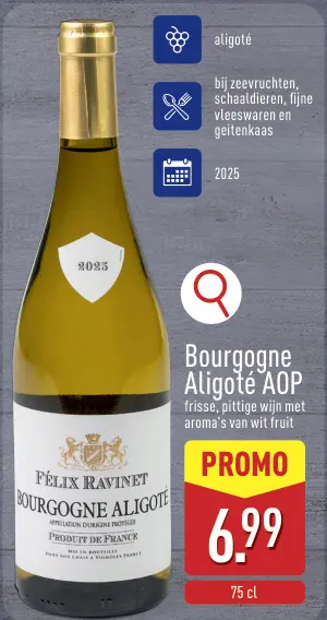 Promotie: Bourgogne Aligoté AOP