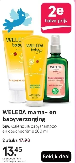 Aanbieding: WELEDA mama- en babyverzorging